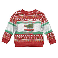 I Just Want To Camping Christmas Kid Ugly Christmas Sweater Xmas Holiday Patterns - Wonder Print Shop