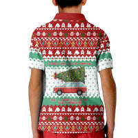 I Just Want To Camping Christmas Kid Polo Shirt Xmas Holiday Patterns - Wonder Print Shop