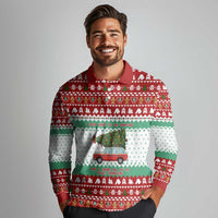 I Just Want To Camping Christmas Long Sleeve Polo Shirt Xmas Holiday Patterns - Wonder Print Shop