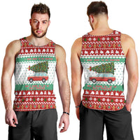 I Just Want To Camping Christmas Men Tank Top Xmas Holiday Patterns - Wonder Print Shop