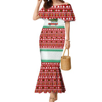 I Just Want To Camping Christmas Mermaid Dress Xmas Holiday Patterns - Wonder Print Shop