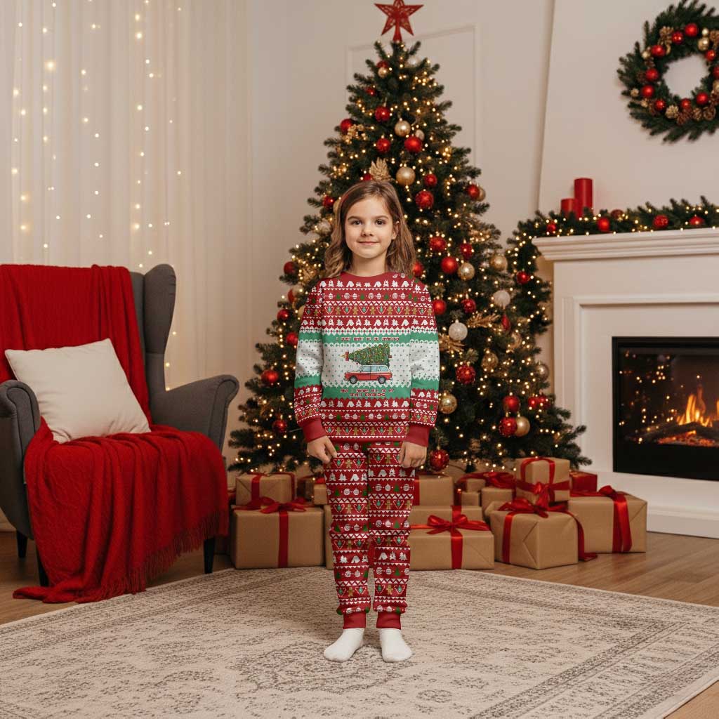 I Just Want To Camping Christmas Pajama Set Xmas Holiday Patterns - Wonder Print Shop