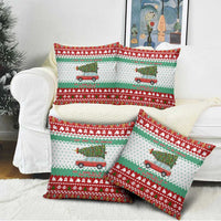 I Just Want To Camping Christmas Pillow Cover Xmas Holiday Patterns - Wonder Print Shop
