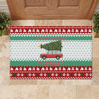 I Just Want To Camping Christmas Rubber Doormat Xmas Holiday Patterns - Wonder Print Shop