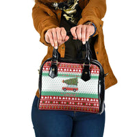I Just Want To Camping Christmas Shoulder Handbag Xmas Holiday Patterns - Wonder Print Shop