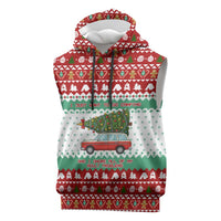 I Just Want To Camping Christmas Sleeveless Hoodie Xmas Holiday Patterns - Wonder Print Shop