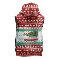 I Just Want To Camping Christmas Sleeveless Hoodie Xmas Holiday Patterns - Wonder Print Shop