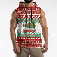 I Just Want To Camping Christmas Sleeveless Hoodie Xmas Holiday Patterns - Wonder Print Shop