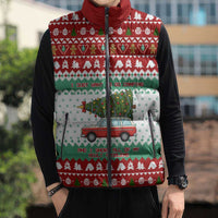 I Just Want To Camping Christmas Sleeveless Puffer Jacket Xmas Holiday Patterns - Wonder Print Shop