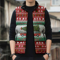I Just Want To Camping Christmas Sleeveless Puffer Jacket Xmas Holiday Patterns - Wonder Print Shop