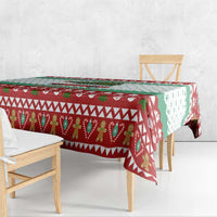 I Just Want To Camping Christmas Tablecloth Xmas Holiday Patterns - Wonder Print Shop