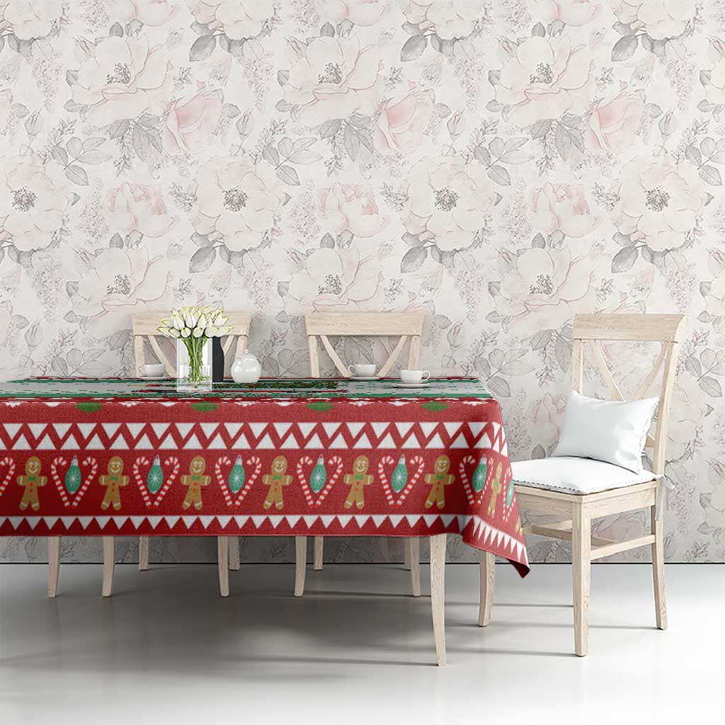 I Just Want To Camping Christmas Tablecloth Xmas Holiday Patterns - Wonder Print Shop