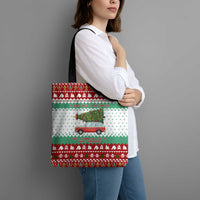 I Just Want To Camping Christmas Tote Bag Xmas Holiday Patterns - Wonder Print Shop