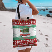 I Just Want To Camping Christmas Tote Bag Xmas Holiday Patterns - Wonder Print Shop