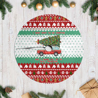 I Just Want To Camping Christmas Tree Skirt Xmas Holiday Patterns - Wonder Print Shop
