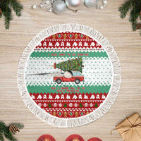 I Just Want To Camping Christmas Tree Skirt Xmas Holiday Patterns - Wonder Print Shop