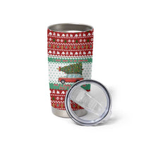 I Just Want To Camping Christmas Tumbler Cup Xmas Holiday Patterns - Wonder Print Shop