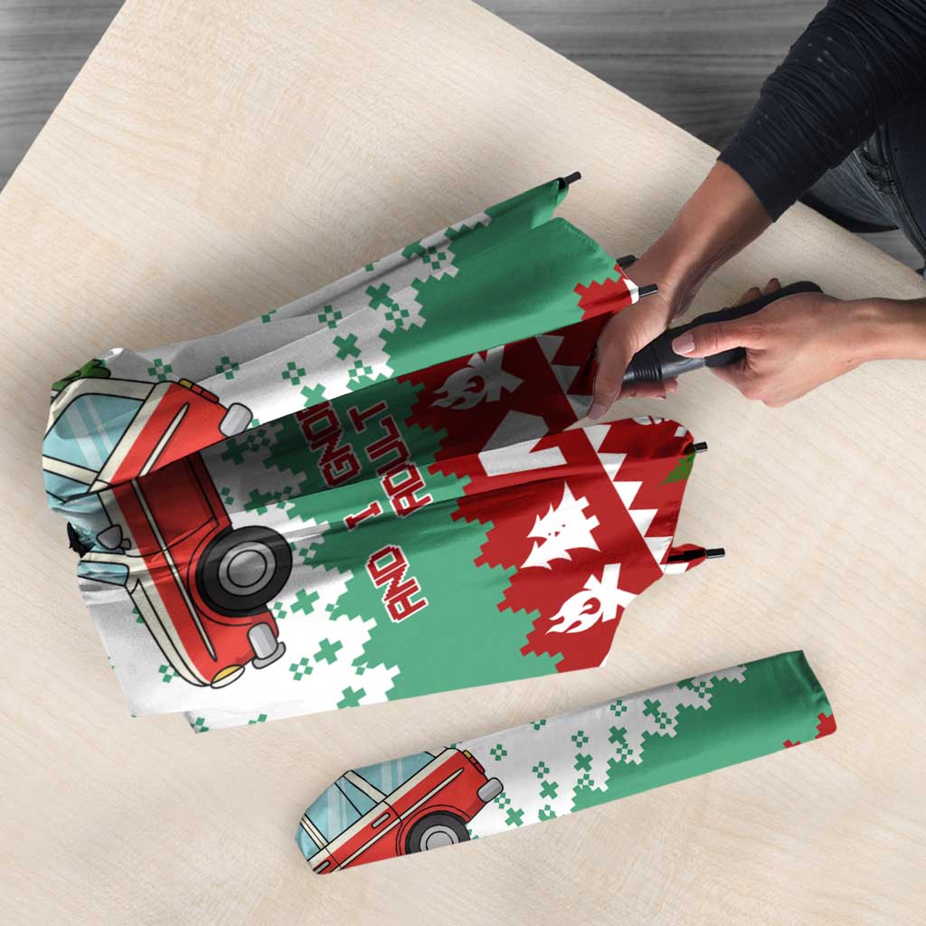 I Just Want To Camping Christmas Umbrella Xmas Holiday Patterns - Wonder Print Shop