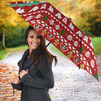 I Just Want To Camping Christmas Umbrella Xmas Holiday Patterns - Wonder Print Shop