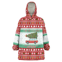 I Just Want To Camping Christmas Wearable Blanket Hoodie Xmas Holiday Patterns - Wonder Print Shop