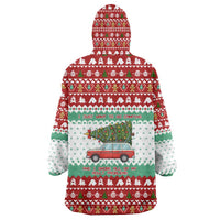 I Just Want To Camping Christmas Wearable Blanket Hoodie Xmas Holiday Patterns - Wonder Print Shop