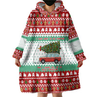 I Just Want To Camping Christmas Wearable Blanket Hoodie Xmas Holiday Patterns - Wonder Print Shop