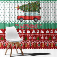 I Just Want To Camping Christmas Window Curtain Xmas Holiday Patterns - Wonder Print Shop