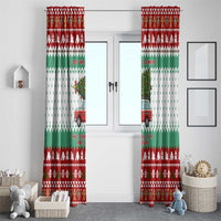 I Just Want To Camping Christmas Window Curtain Xmas Holiday Patterns - Wonder Print Shop