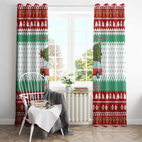 I Just Want To Camping Christmas Window Curtain Xmas Holiday Patterns - Wonder Print Shop