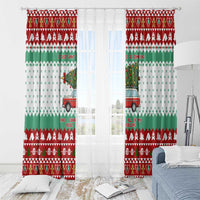 I Just Want To Camping Christmas Window Curtain Xmas Holiday Patterns - Wonder Print Shop