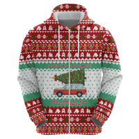 I Just Want To Camping Christmas Zip Hoodie Xmas Holiday Patterns - Wonder Print Shop