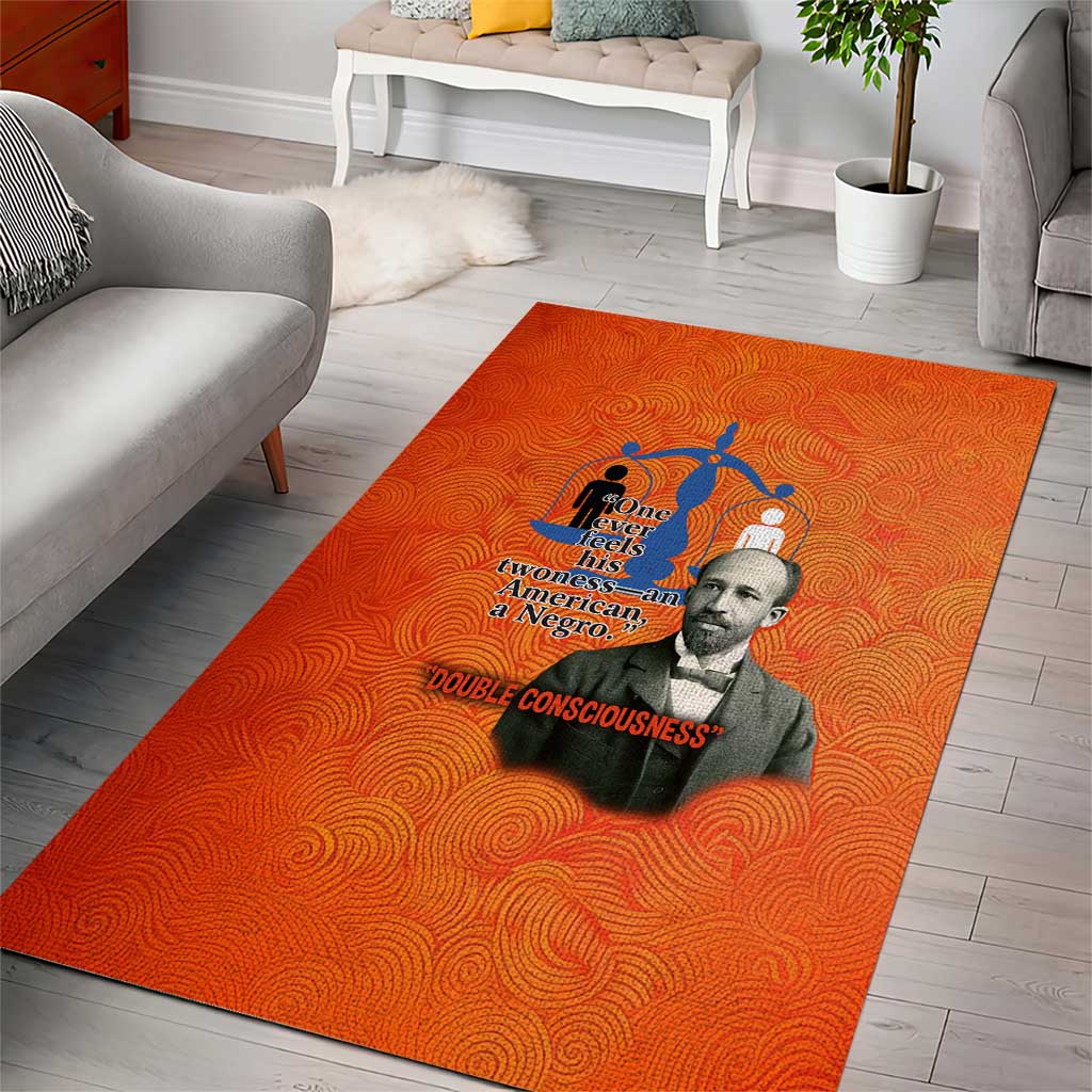 W.E.B. Du Bois Tribute Area Rug W.E.B. Du Bois Tribute - Wonder Print Shop