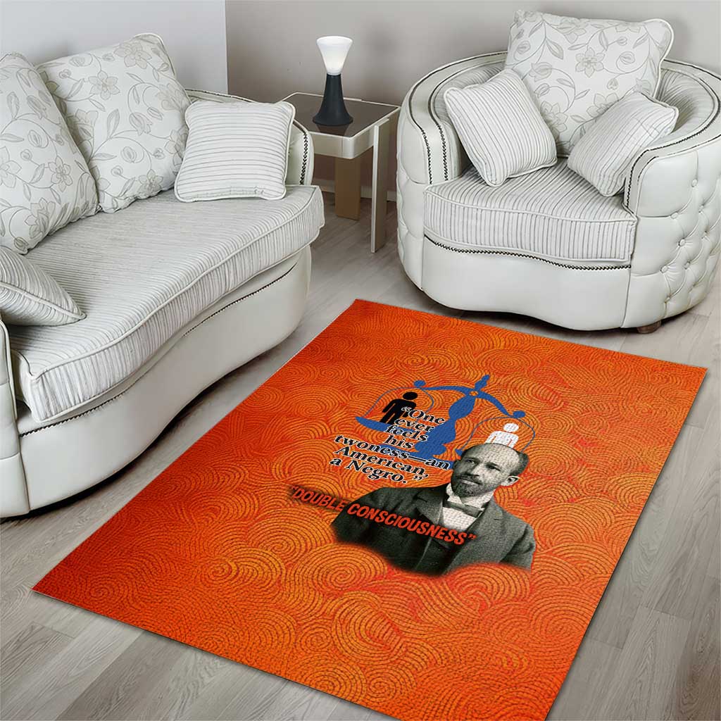 W.E.B. Du Bois Tribute Area Rug W.E.B. Du Bois Tribute - Wonder Print Shop