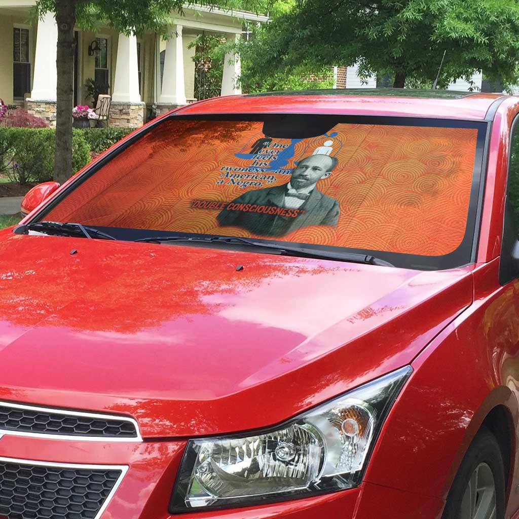 W.E.B. Du Bois Tribute Auto Sun Shade W.E.B. Du Bois Tribute - Wonder Print Shop