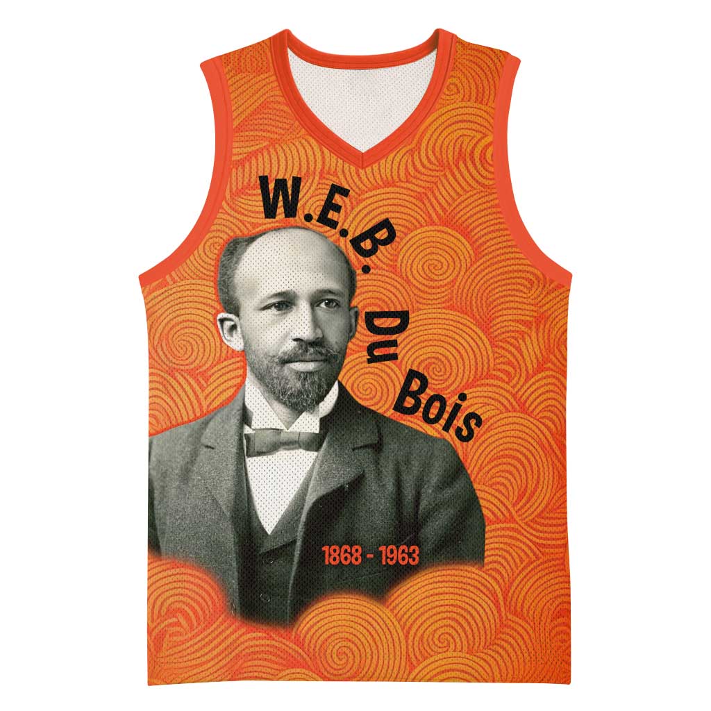 W.E.B. Du Bois Tribute Basketball Jersey W.E.B. Du Bois Tribute - Wonder Print Shop