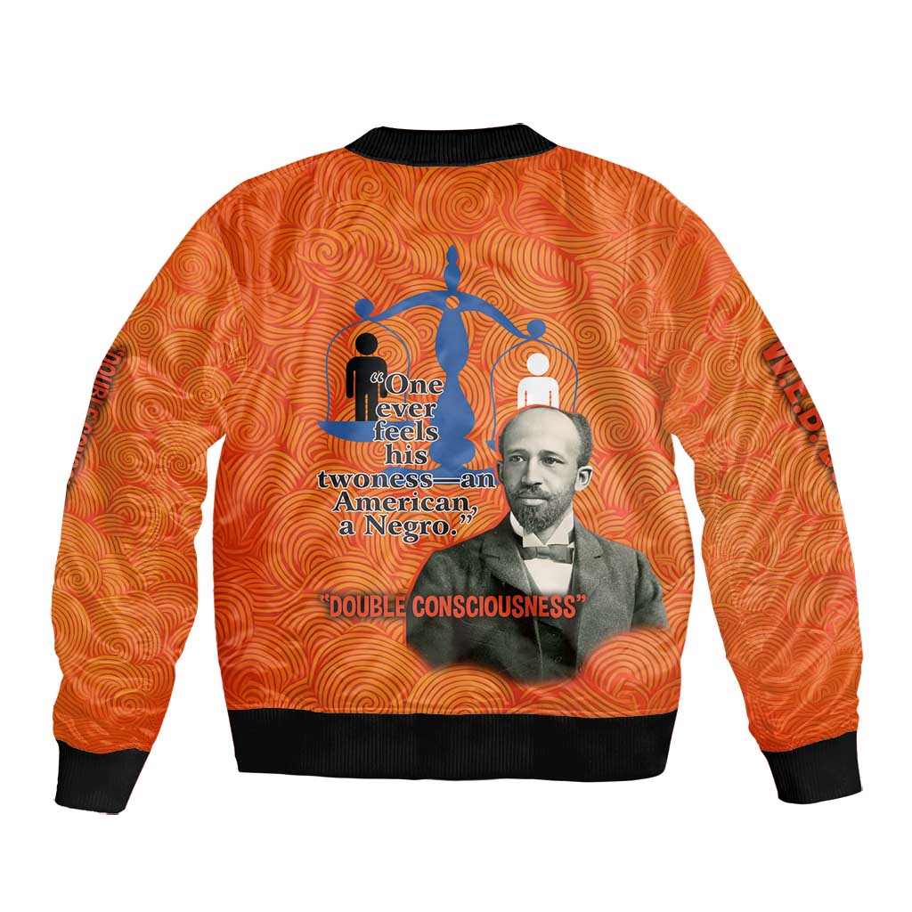 W.E.B. Du Bois Tribute Bomber Jacket W.E.B. Du Bois Tribute - Wonder Print Shop