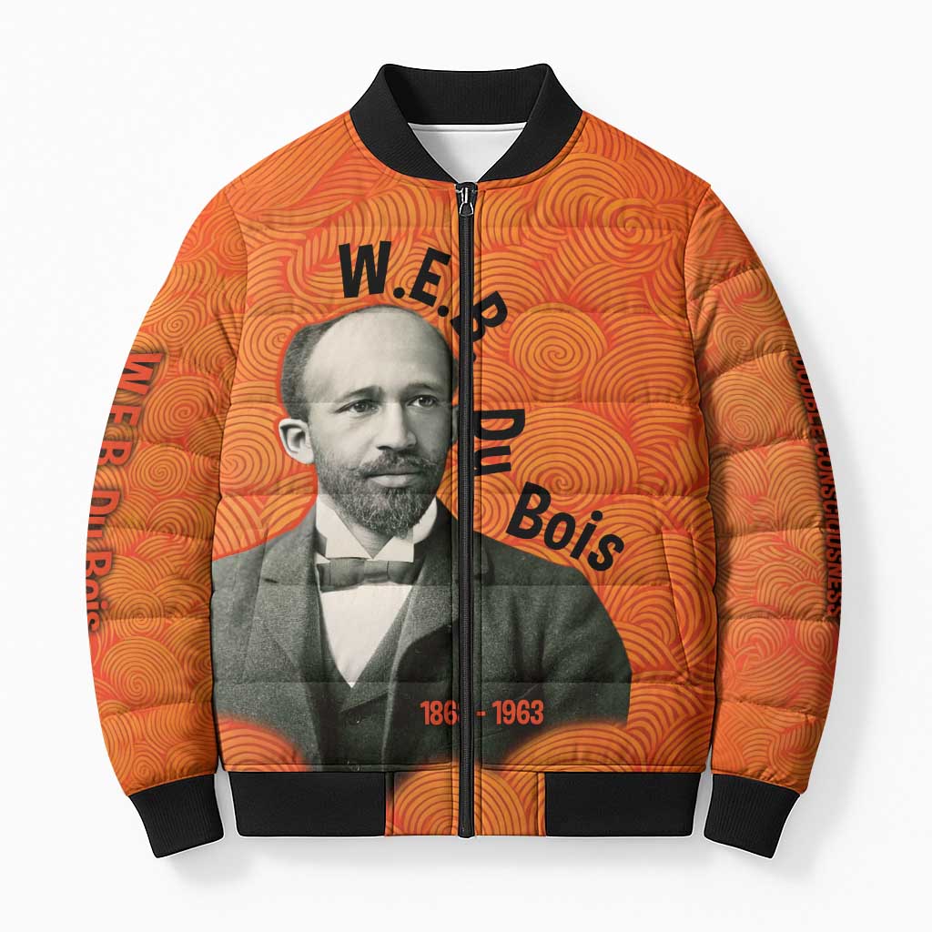 W.E.B. Du Bois Tribute Bomber Puffer Jacket W.E.B. Du Bois Tribute - Wonder Print Shop