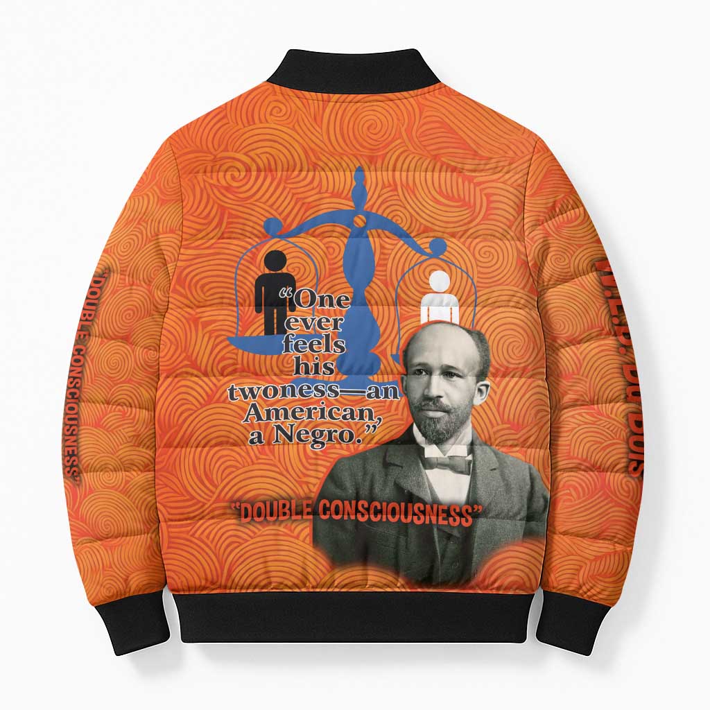 W.E.B. Du Bois Tribute Bomber Puffer Jacket W.E.B. Du Bois Tribute - Wonder Print Shop