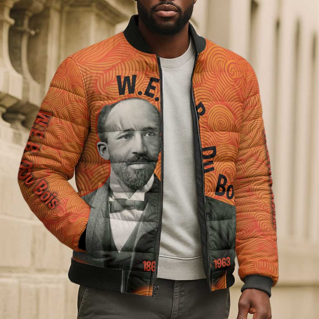 W.E.B. Du Bois Tribute Bomber Puffer Jacket W.E.B. Du Bois Tribute - Wonder Print Shop