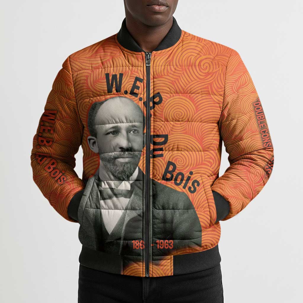 W.E.B. Du Bois Tribute Bomber Puffer Jacket W.E.B. Du Bois Tribute - Wonder Print Shop