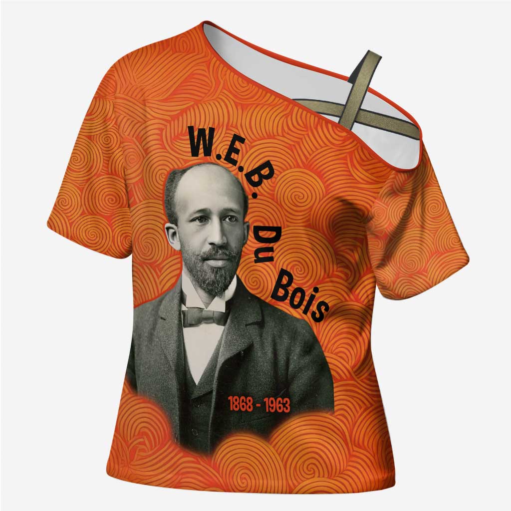 W.E.B. Du Bois Tribute Cross Shoulder Shirt W.E.B. Du Bois Tribute - Wonder Print Shop