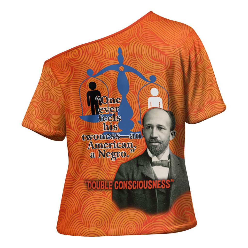 W.E.B. Du Bois Tribute Cross Shoulder Shirt W.E.B. Du Bois Tribute - Wonder Print Shop