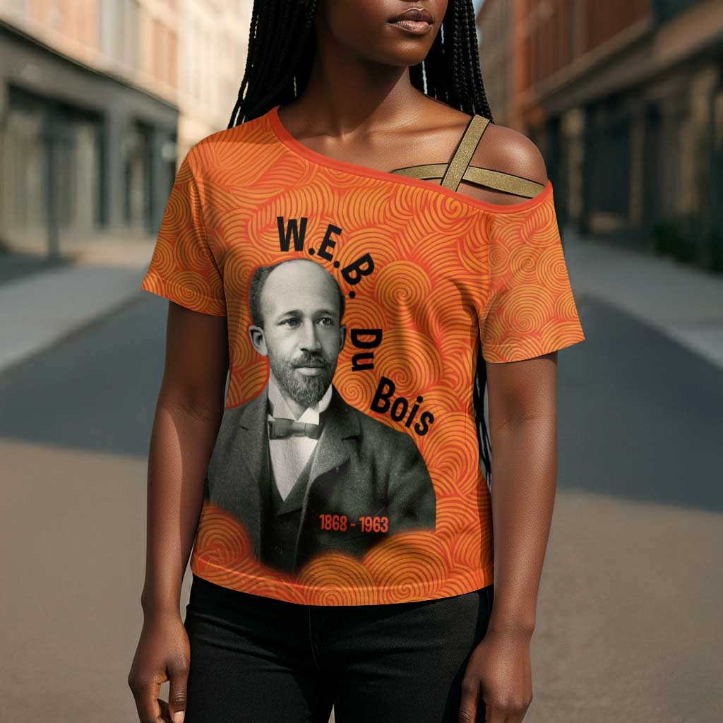 W.E.B. Du Bois Tribute Cross Shoulder Shirt W.E.B. Du Bois Tribute - Wonder Print Shop