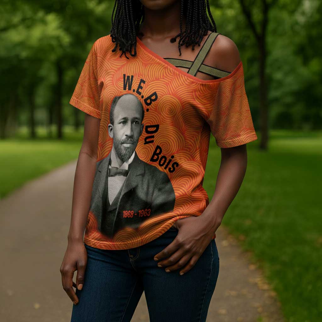 W.E.B. Du Bois Tribute Cross Shoulder Shirt W.E.B. Du Bois Tribute - Wonder Print Shop