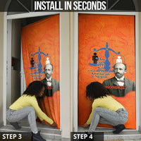 W.E.B. Du Bois Tribute Door Cover W.E.B. Du Bois Tribute - Wonder Print Shop