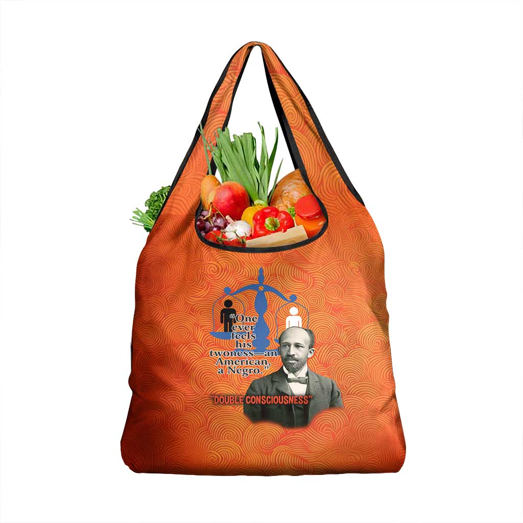 W.E.B. Du Bois Tribute Grocery Bag W.E.B. Du Bois Tribute - Wonder Print Shop