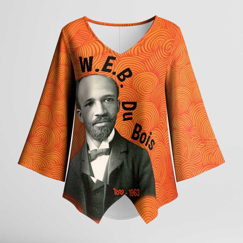 W.E.B. Du Bois Tribute Kimono Sleeve Blouse W.E.B. Du Bois Tribute - Wonder Print Shop