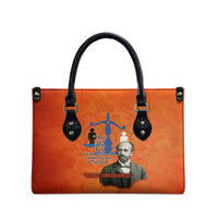 W.E.B. Du Bois Tribute Leather Bag W.E.B. Du Bois Tribute - Wonder Print Shop