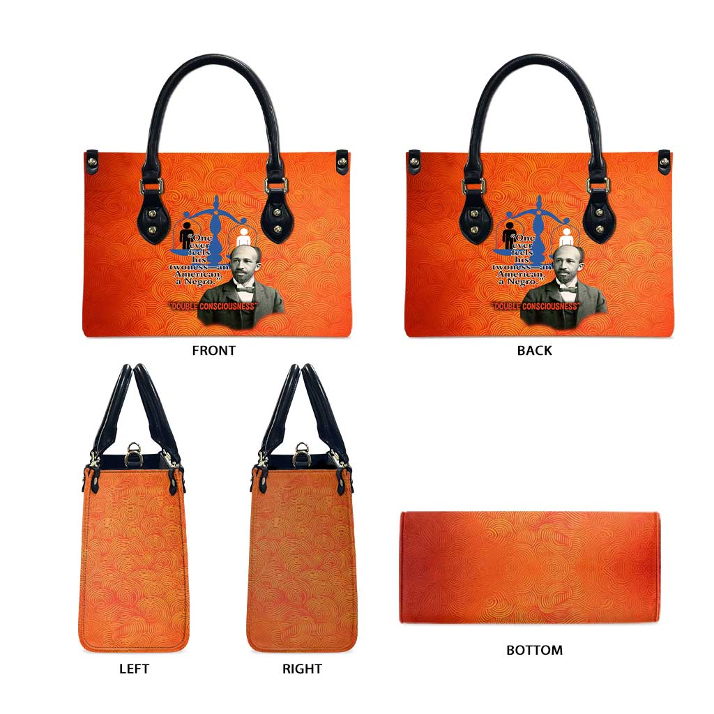 W.E.B. Du Bois Tribute Leather Bag W.E.B. Du Bois Tribute - Wonder Print Shop