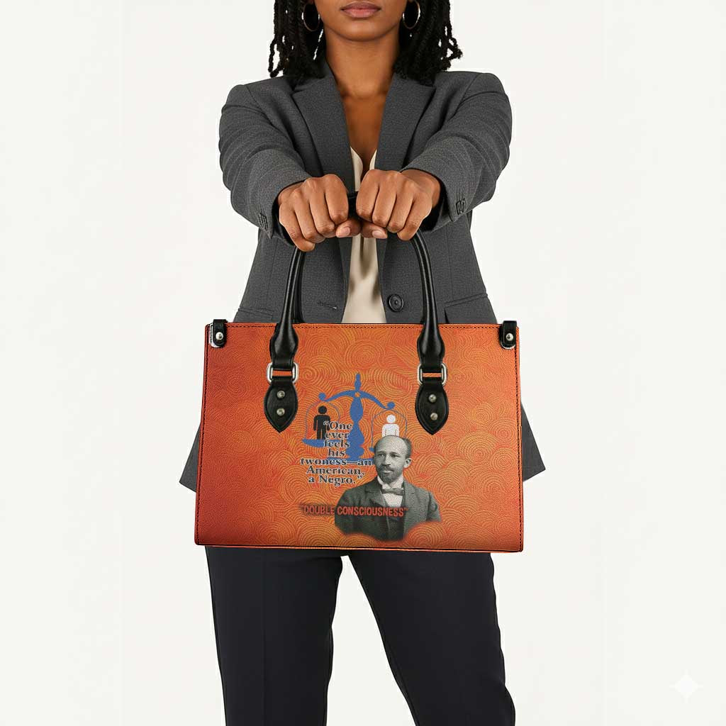 W.E.B. Du Bois Tribute Leather Bag W.E.B. Du Bois Tribute - Wonder Print Shop